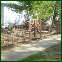 Wrought Iron Fence